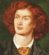 Dante Gabriel Rossetti Portrait of Algernon Swinburne painting